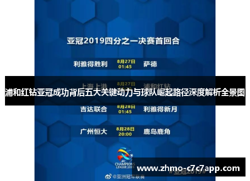 浦和红钻亚冠成功背后五大关键动力与球队崛起路径深度解析全景图